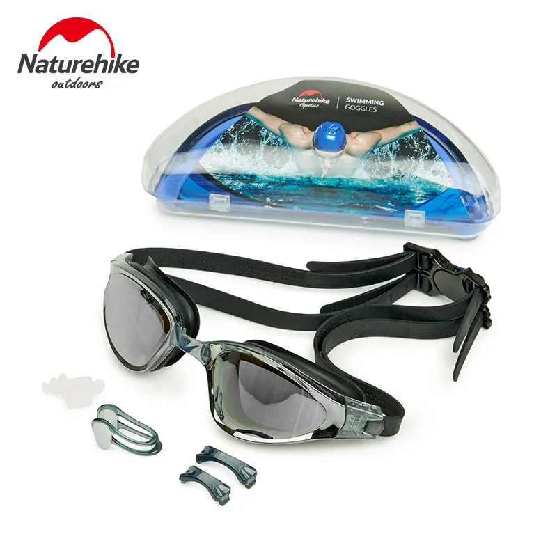 

Naturehike Large Frame Goggles High-definition Anti-fog Women's Waterproof UV-Protection Men's Swimming Glasses Equipment
