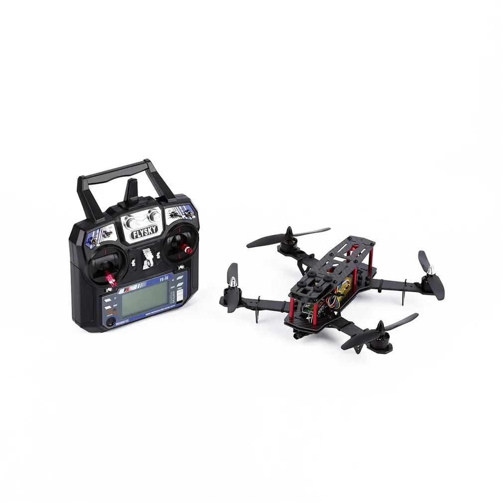 Черный YKS250 углеродное волокно стекловолокно Мини 250 FPV Квадрокоптер Quad copeter рама в разобранном виде