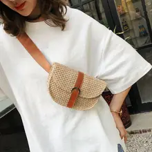 Женские летние прямоугольные соломенные сумки через плечо из ротанга, сумка ручной работы, пляжная сумка через плечо, сумочка, горячая распродажа