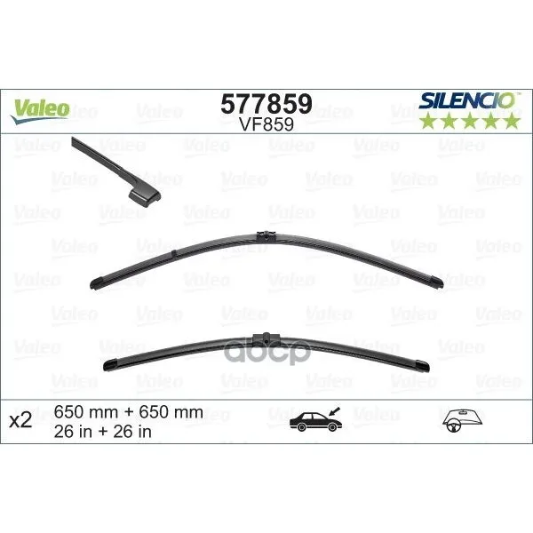 Щетка Стеклоочистителя Valeo арт. 577859
