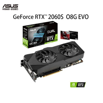 

ASUS DUAL-RTX 2060S-O8G-EVO DDR6 Desktop PC Game graphics Card Support 4 screen output