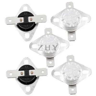 

5 Pcs 80 Celsius 176F Normal Close Temperature Controlled Switch KSD301