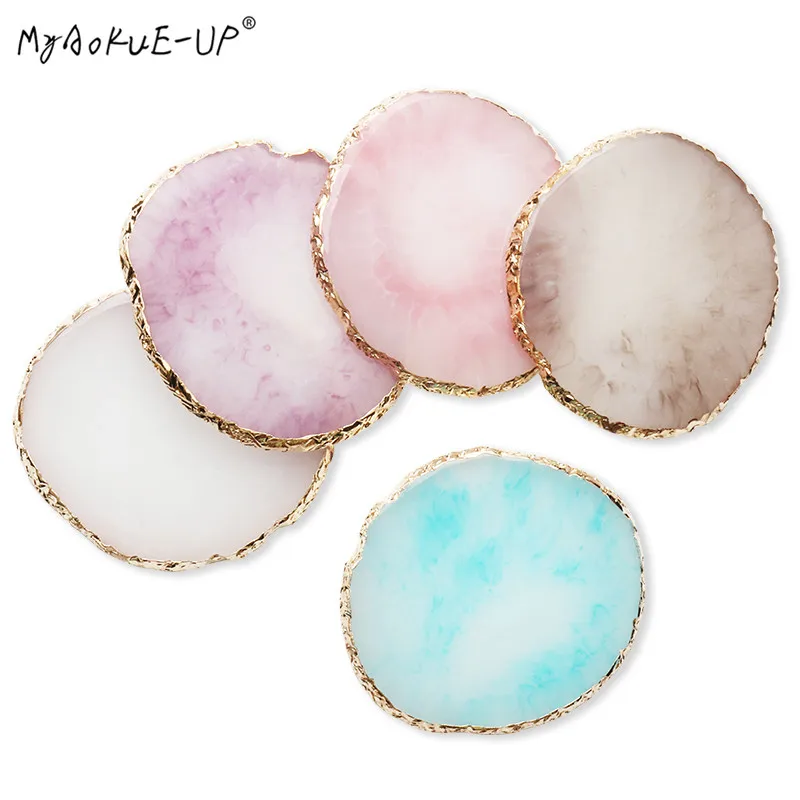 

Round Lashes glue Holder False Eyelash Extension Stand Pallet Pad Resin For Fake Eyelashes Extension Makeup Tools