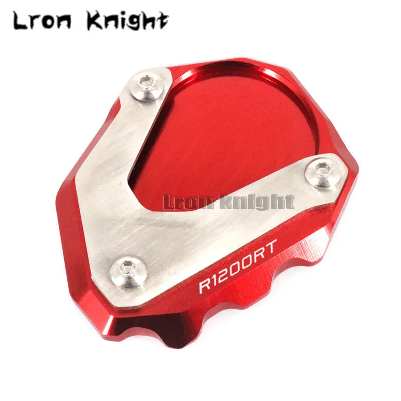 Motorcycle Kickstand Extender Motorcycle Kickstand Pad Motorcycle Kickstand For BMW R1200RT R1200 RT R 1200RT 2004-2013 Motorcycle CNC Kickstand Foot Side Stand Extension Pad Support Plate Enlarge Stand