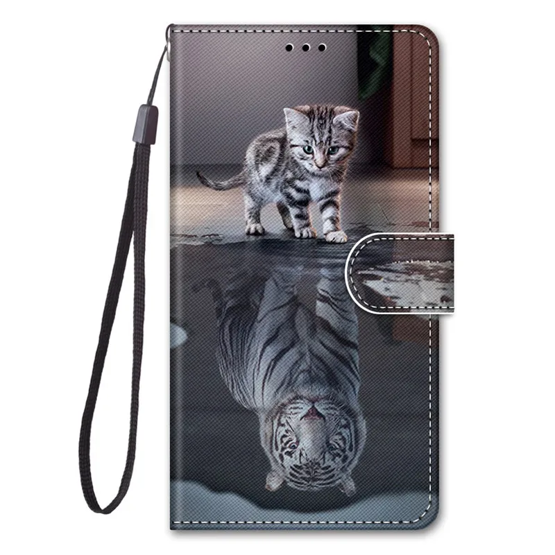 xiaomi leather case chain on For Xiaomi Redmi 8 Case Leather Flip Case for Coque Xiomi Xiaomi Redmi 8 Cover redmi 8a 7a 6a 5a 4a 4x Wallet Phone Case Etui xiaomi leather case card Cases For Xiaomi