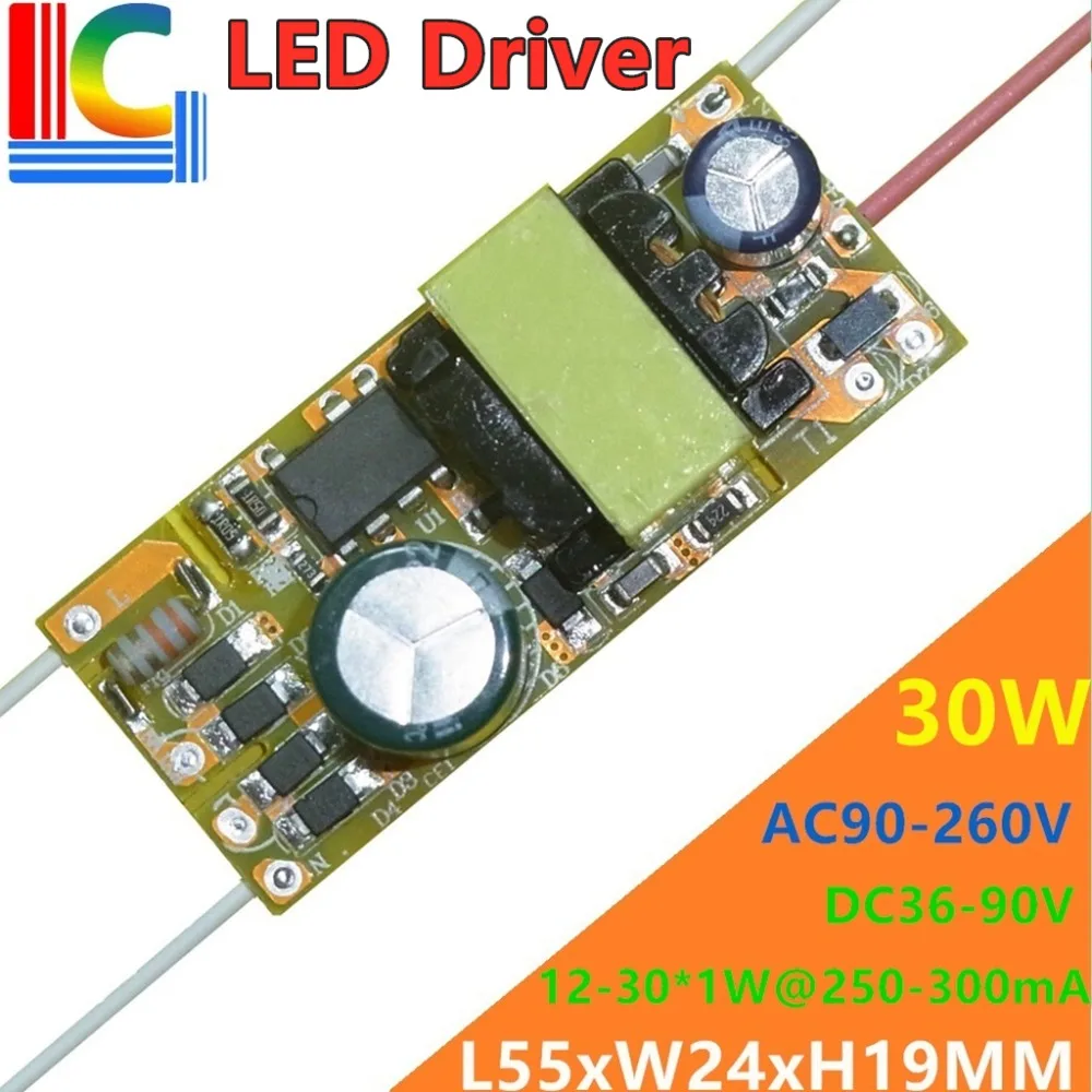 30w led driver adaptador 12 18 20