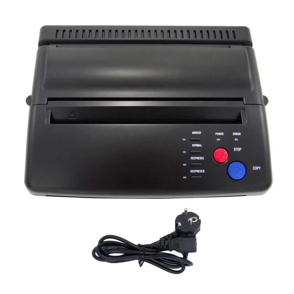 Fabricante de Estêncil Estilo Profissional Tatuagem Transferência Máquina Flash Térmica Copiadora Impressora Suprimentos ue - Eua Plug 1 Pistola para tatuagem
