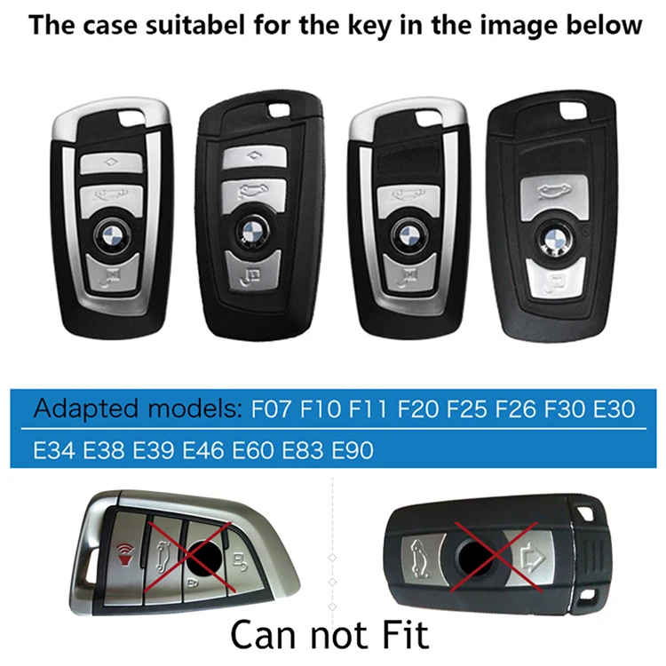 ABS Авто ключ оболочка Чехол Держатель с пряжкой брелок для BMW F07 F10 F11 F20 F25 F26 F30