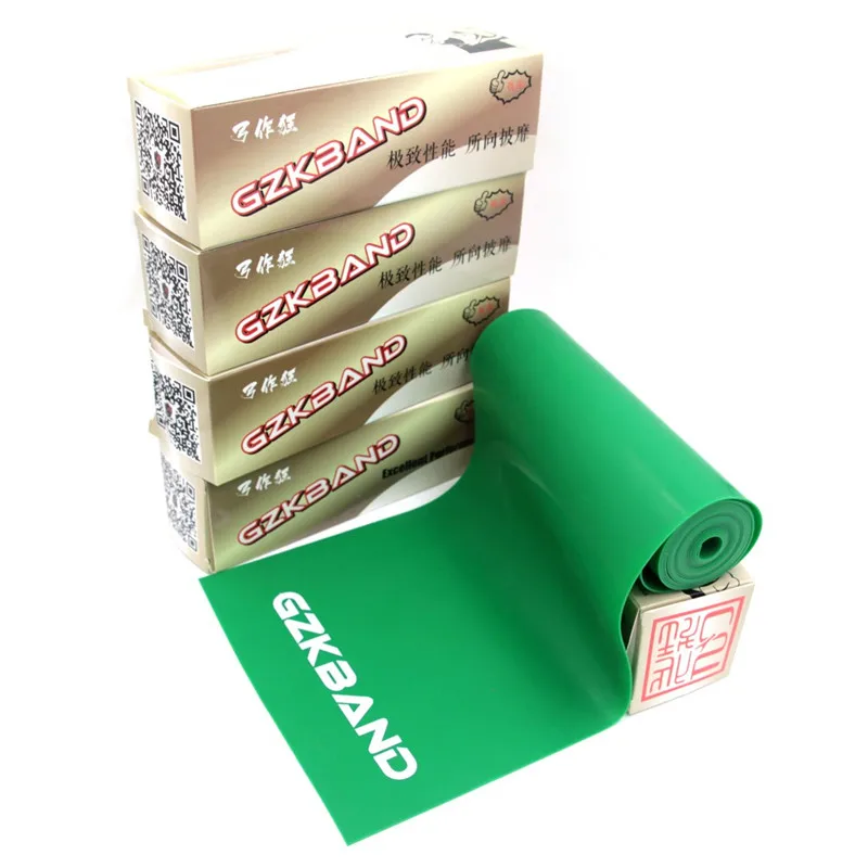 Slingshot rubber band GREEN GZKBAND quality latex slingshot tube