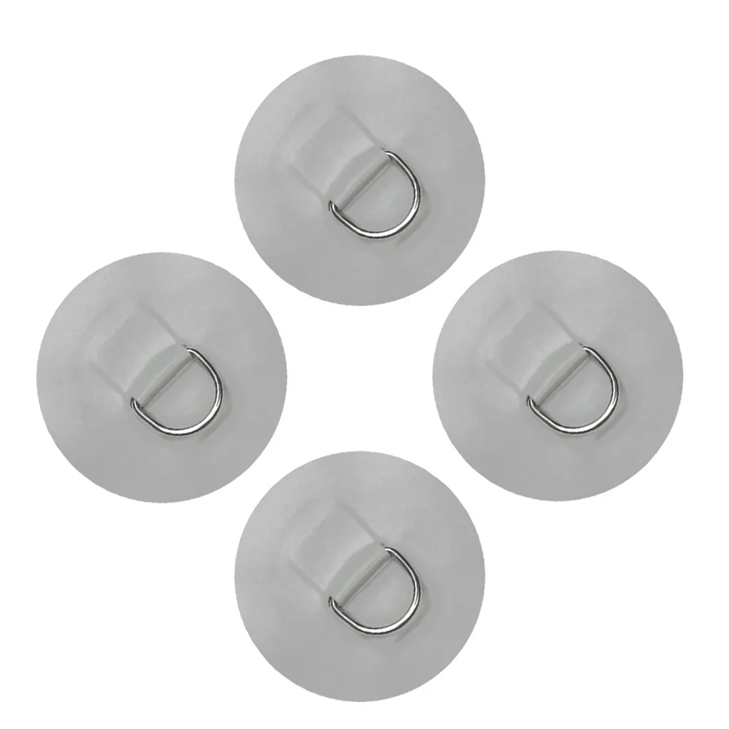 Stand Up Paddleboard SUP Bungee Deck Rigging Kit, 5mm x 5m Elastic Shock Cord 4 Pcs Stainless Steel D Ring Patch