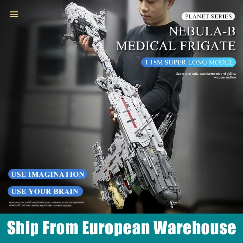 Форма King 21001 MOC UCS Nebulon-B медицинская фотография совместимая с звёздными игрушками
