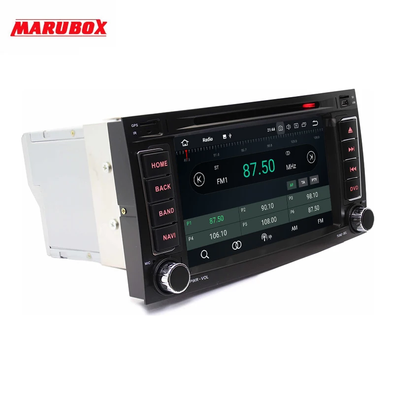 Clearance Marubox 7A808PX5 DSP, 4GB 64GB 2 Din Car Multimedia Player for Multivan 2003-2014 DVD Radio, Android 9.0 1