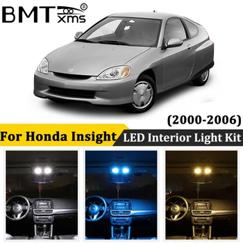 

BMTxms 8Pcs Canbus No Error Car Led Interior Map Dome Trunk Lamp Kit License Plate Light For 2000-2006 Honda Insight