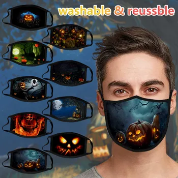 

Adult Printing Breathable Face Mask Windproof Mouth Cover Cloth Face Shield Mouth Mask Washable Reusable mondmaskers Masque