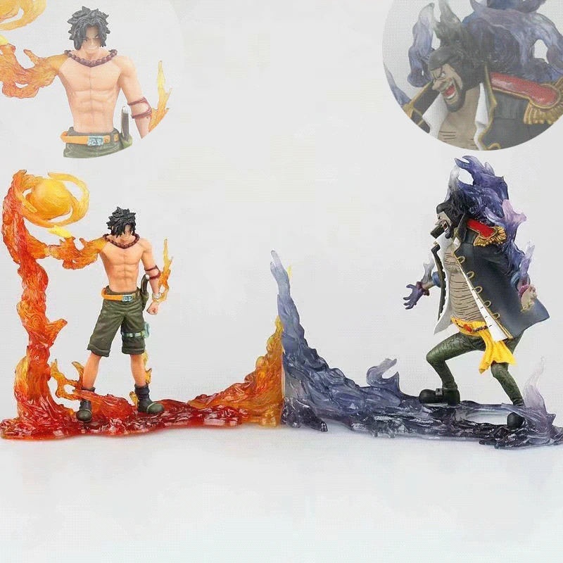

One Piece DXF Assemblage Ability Duel Yandi Ace Battle Blackbeard Dark Water Battle Scene Garage Kit