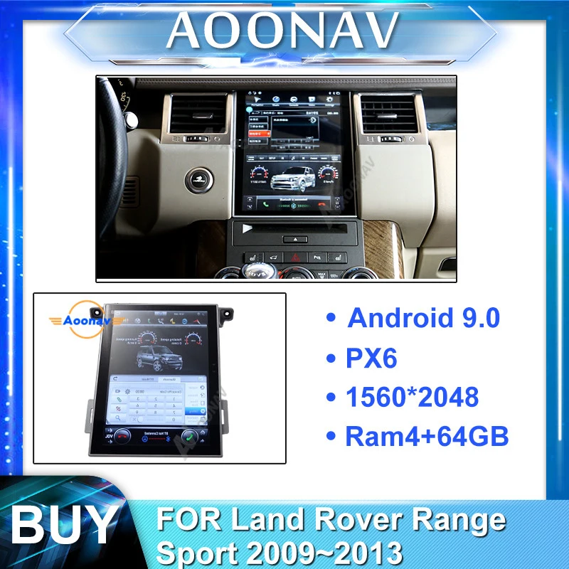 2 din Android автомобильный Радио мультимедийный плеер для Land Rover Range sport 2009-2013 стерео
