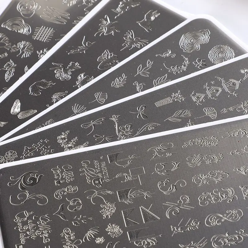 

2022 14.5X9.5 XXL штампованные пластины для ногтей задняя панель Цветочный Рисунок трафареты для дизайна ногтей шаблон штамп инструмент для ногтей шаблоны для ногтей