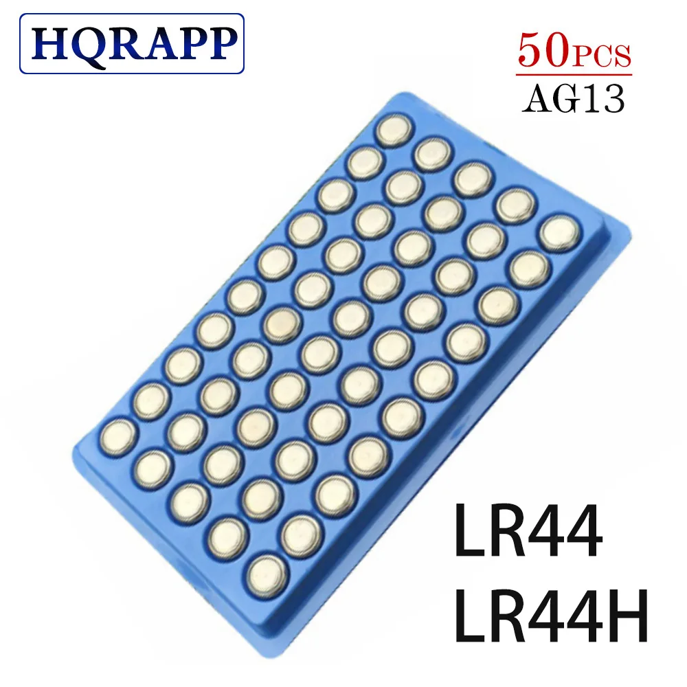 50 шт. щелочные кнопочные батарейки LR44 357A A76 303 AG13 SR44SW SP76 L1154 RW82 RW42 1 5 В LR44|Часовые