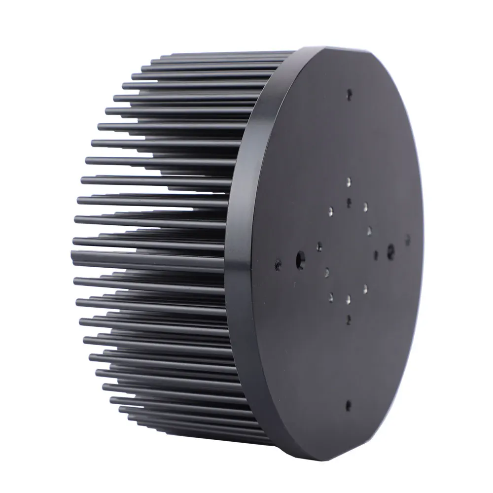 Aluminum heat sink 150mm x H70mm Pre-drilled led grow lamp radiator for cree cxb3590 Citizen Clu048 1212 cob led matrix