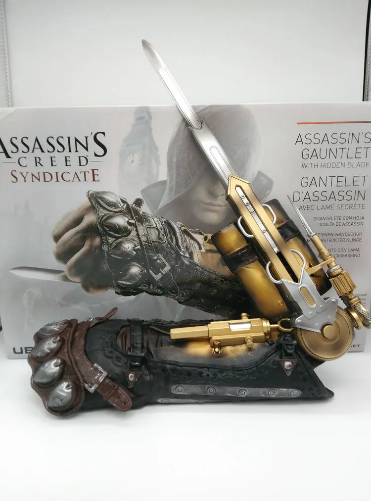 Скрытая клинок рукава меч фигурку Assassins Эдвард Книги об оружии мечи может выброса