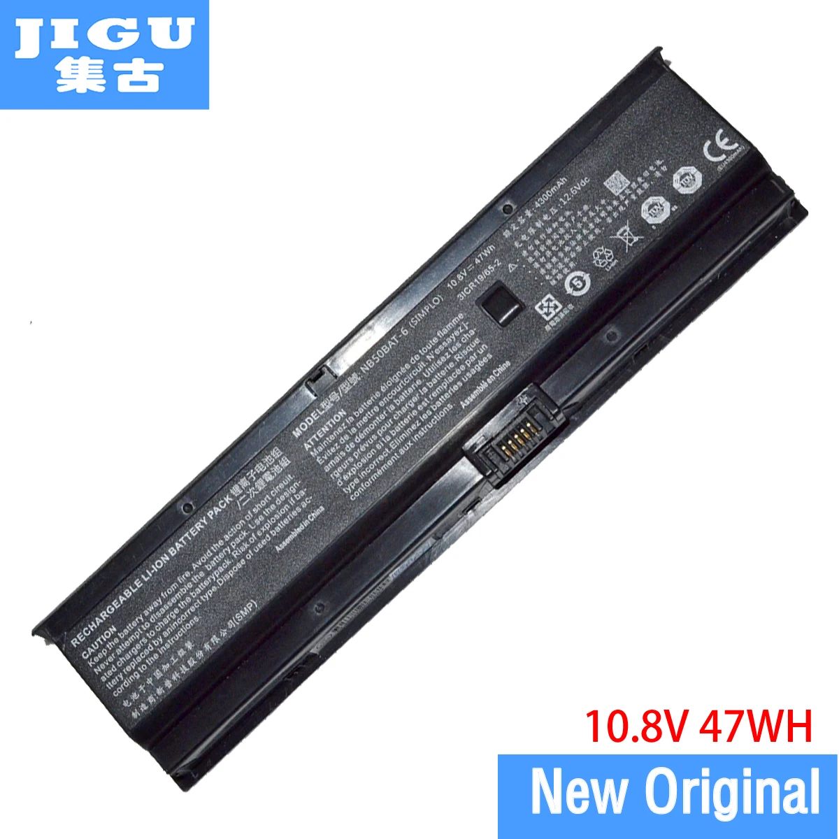 JIGU оригинальный ноутбук Батарея NB50BAT-6 для SHINELON HUIMIEZHE DD2 CLEVO NB50TJ1 NB50TL NB50TK1 10 8 V 47WH |