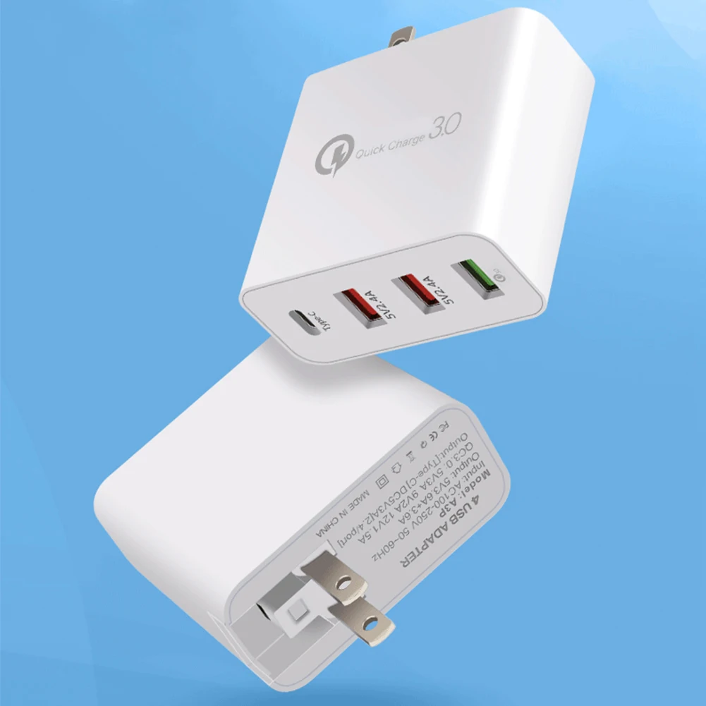 3.1A быстрое зарядное устройство QC3.0 48 Вт/18 Вт USB мощность дома стены быстрой зарядки адаптер для iPhone 11X8 6 7 Xiaomi samsung мобильный телефон