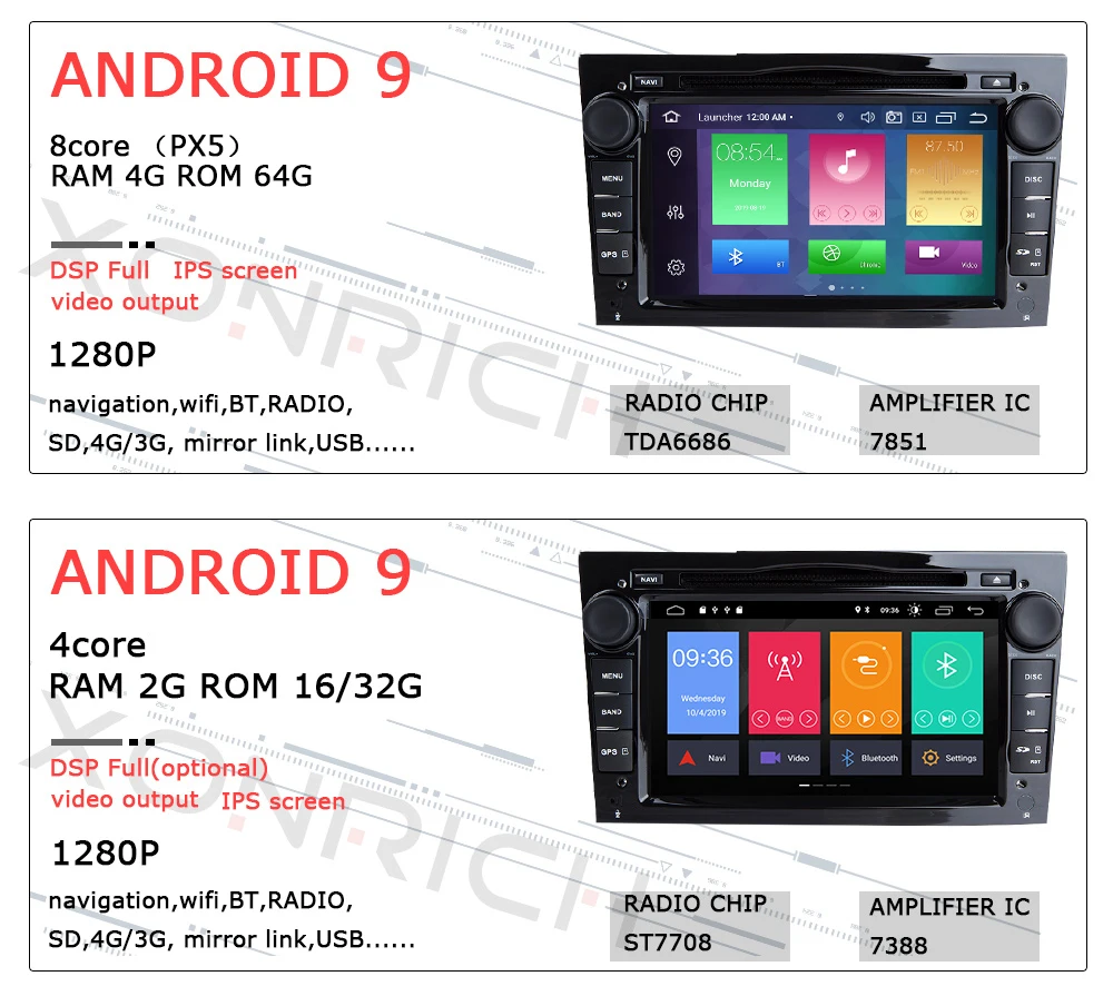 Ips 2 Din Android 9 Автомобильная магнитола мультимедиа для Opel Vectra C Vauxhall Astra HG J Zafira B Corsa D vivaro Meriva AntaraVeda DSP 4GB