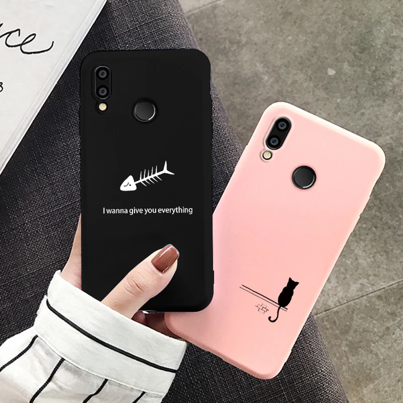 

Candy Color Matte Case FOR Huawei Y5 Prime Y9 2019 2018 nova 3 3e 4 4e Honor 9 10 8X Lite Y6 7A Pro View 20 Couple Cases Soft