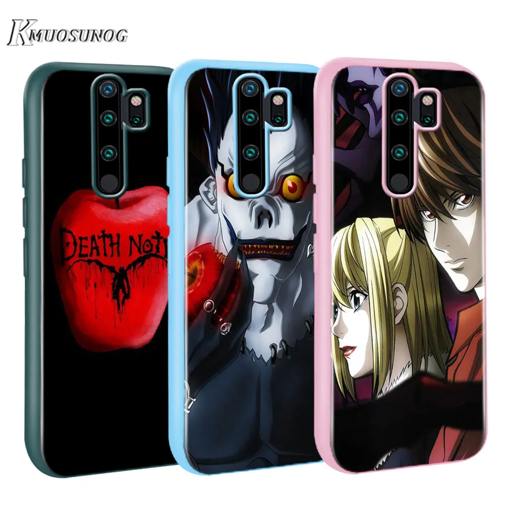 

for Xiaomi Redmi Note 8T 8 7 6 Pro Baseus Candy Color Cover Death Note Anime Cartoon for Redmi Note 5 Pro 5A 4 4X Case