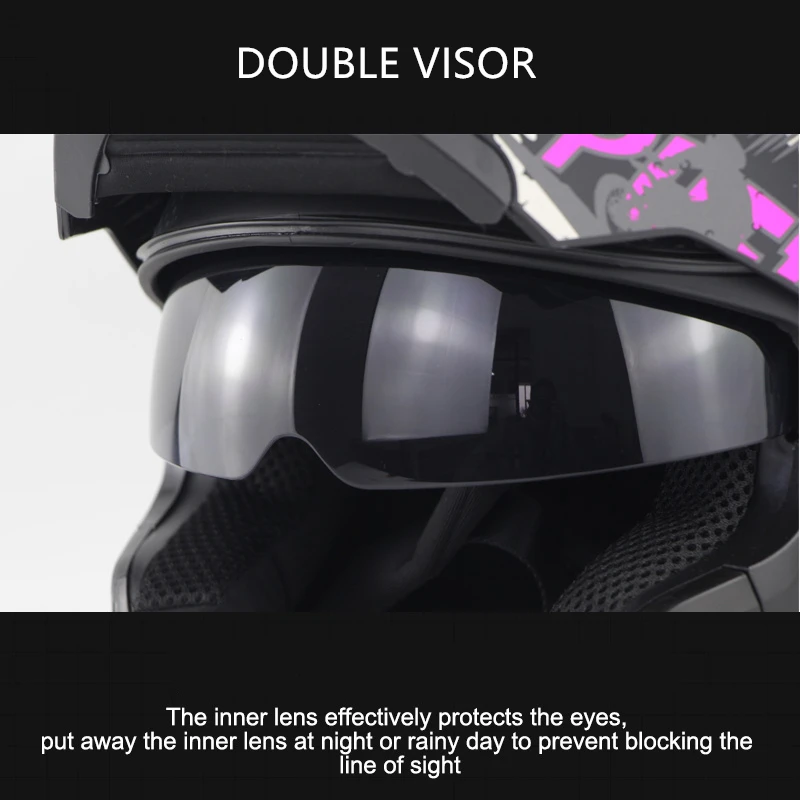 Soman козырек шлем полное лицо мотоциклетные шлемы вентилируемые Capacetes откидной Kask