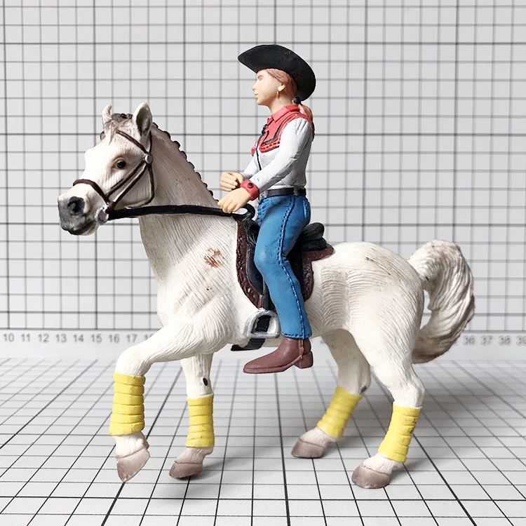 

pvc figure 1:18 doll cowboy knight bulk toy model female trainer
