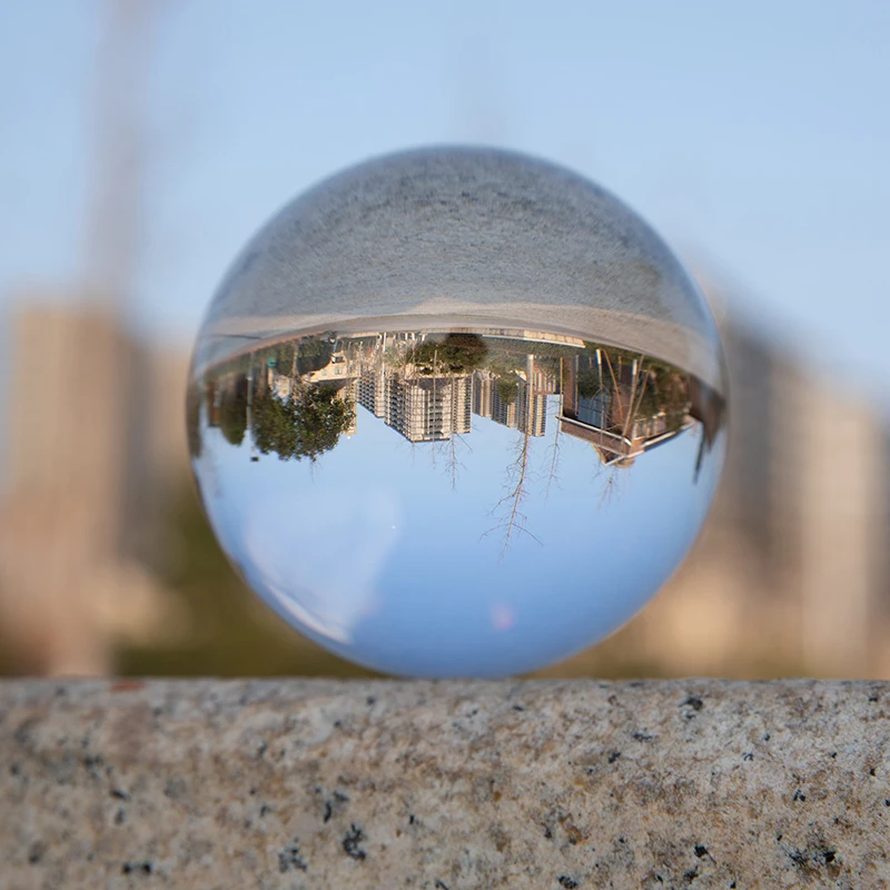 Lustre lisse K9 30mm-100mm, boule de cristal en verre transparent pour  sphère de photographie, boule décorative pour la maison - AliExpress