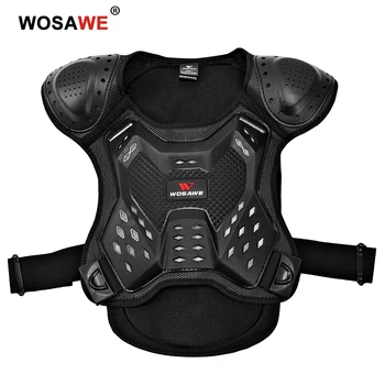 

WOSAWE Kids Armor Children Motocross Full Body Protect Armor Chest Spine Protective Gear Vest for Motorcycle Roller Skating