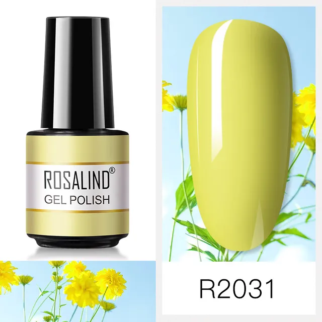 ROSALIND Nail Art 7ML Gel Polish 80 Color For Manicure Design UV Nail Polish Gel Lacquer Soak Off Semi Permanent Gel Nail Polish RAR2031
