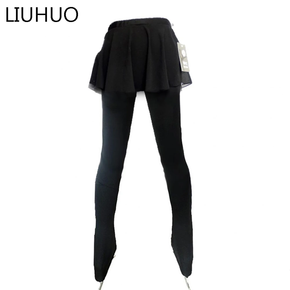 Леггинсы женские мягкие флисовые для катания на коньках и лыжах | Тематическая