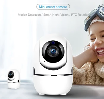 

1080P Full HD Wireless IP Camera Wifi IP CCTV Camera Wifi Mini Network Video Surveillance Auto Tracking Camera IR Night Vision