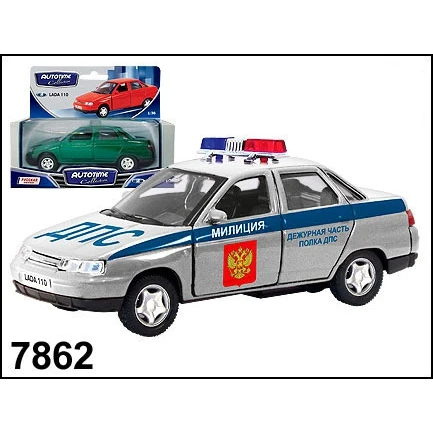 Модель автомобиля ВАЗ-2110. Милиция 1:34 | Игрушки и хобби