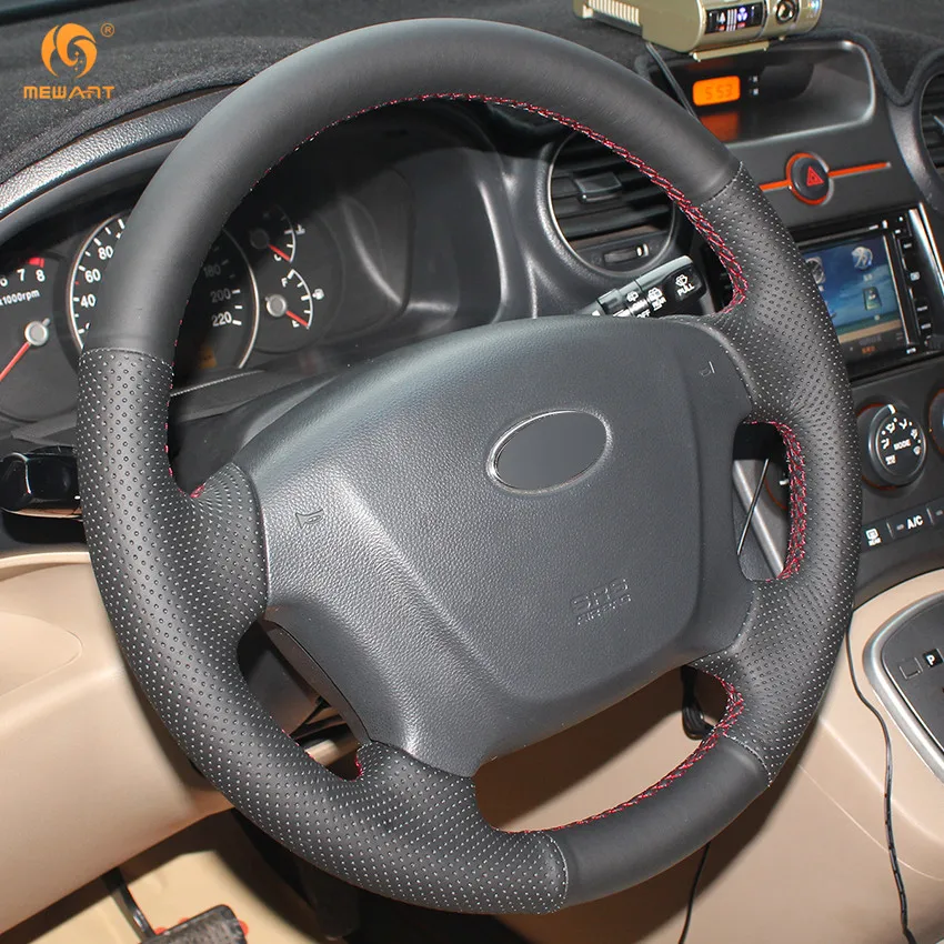 MEWANT черная искусственная кожа фотосессия для Kia Carens 2007 2008 2009 2010 2011 аксессуары