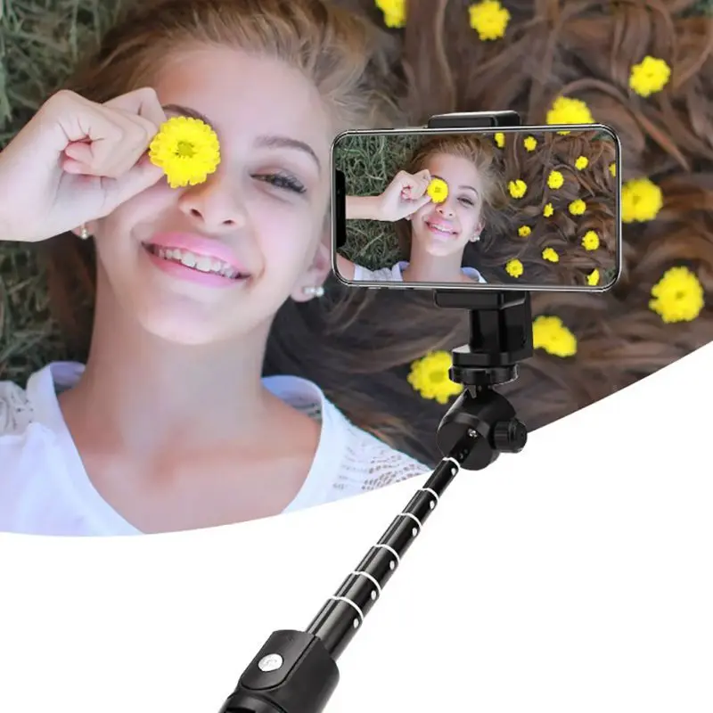 Bluetooth, 3 в 1, селфи-Палка для iphone/Android/huawei, складной ручной монопод с дистанционным спуском затвора, Выдвижной Штатив