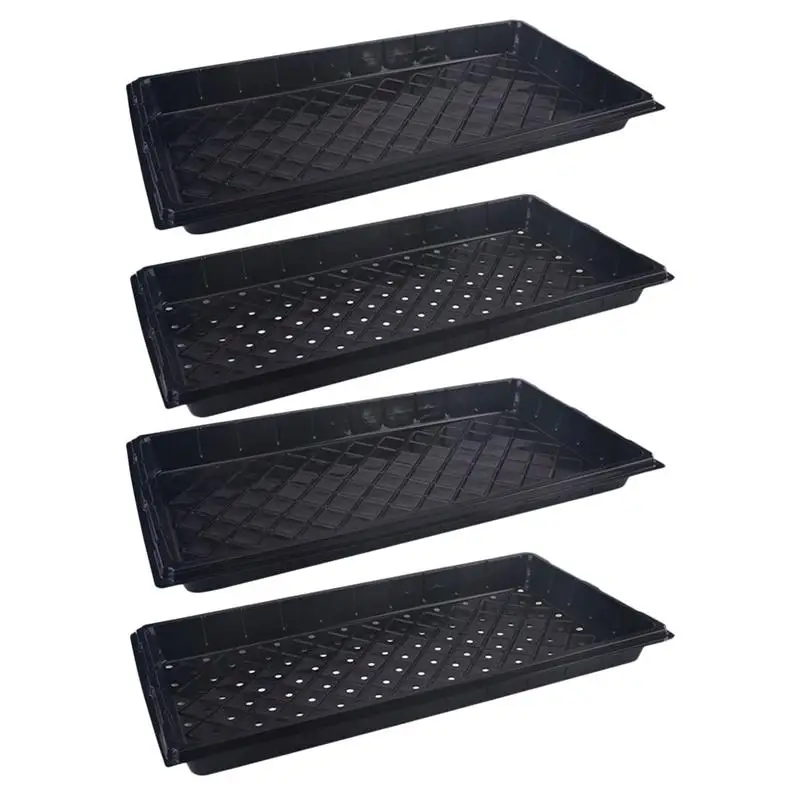 4Pcs Plant Starter Pot Basesssss Garden Supplies Bonsai Succulent Pot Basessss Microgreens Bottom For