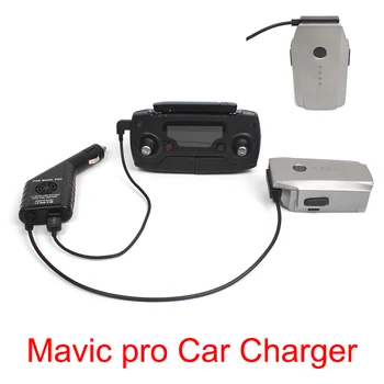 

2in1 Car Charger Safe Fast Battery Charger with USB Port for DJI MAVIC PRO Platinum Drone Travel Outdoor Car Multiple Charger