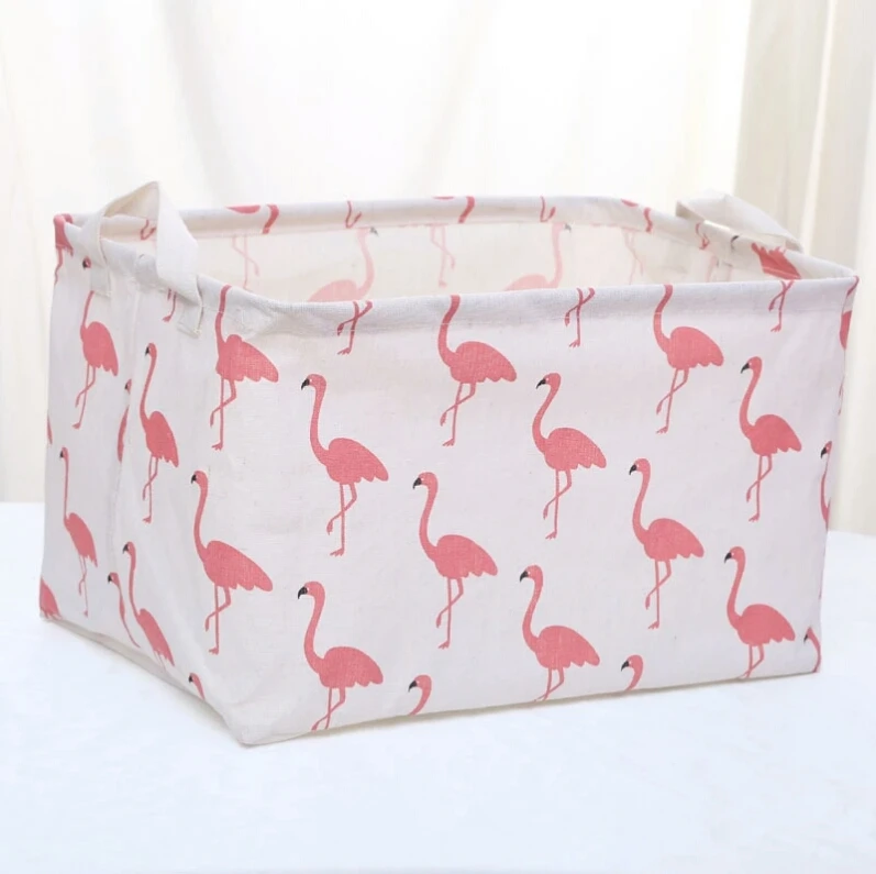 1pc Waterproof Foldable Cloth Storage Basket For Toy Dirty Clothes Laundry Basket