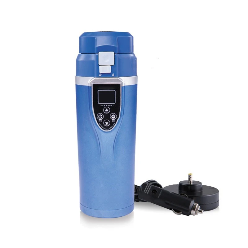 

Adjustable Temperature Car Boiling Mug Electric Kettle Boiling Vehicle Thermos Car Electric Mug Digital LCD Display Water Bottle