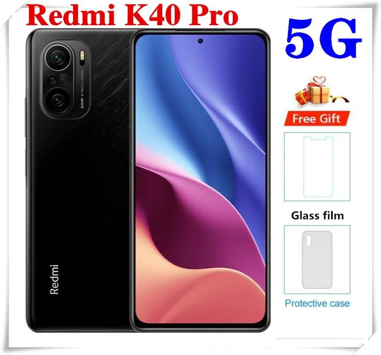 

Global Version Redmi K40 Pro NFC 8GB+256GB Smartphone Snapdragon 888 6.67"120Hz E4 AMOLED Display 64MP 33W Fast 5G Mobile phone