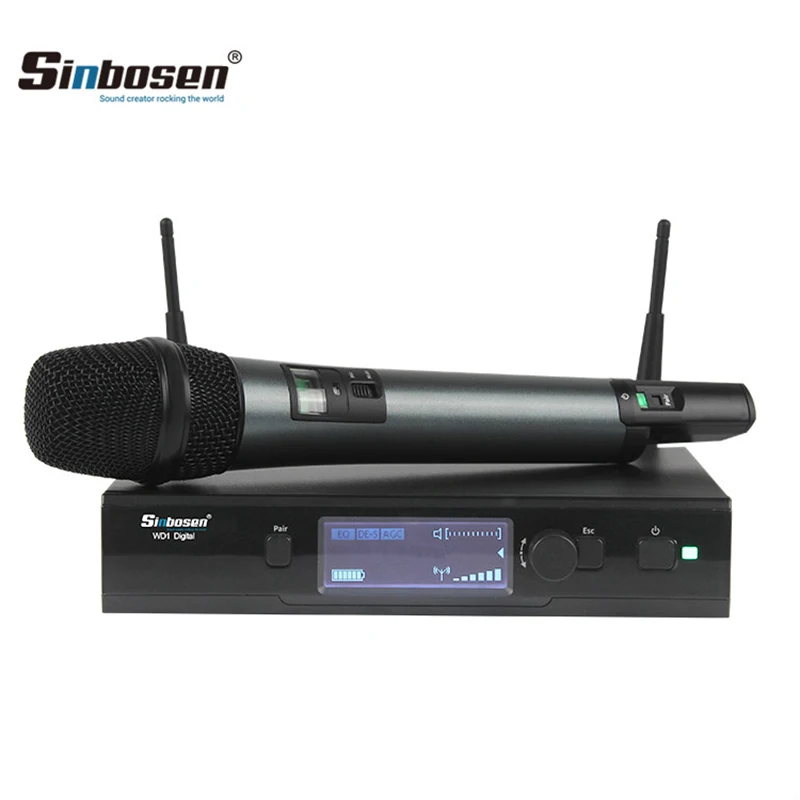 Цифровой беспроводной микрофон Sinbosen UHF WD1 626 668 МГц ручная гарнитура петличный