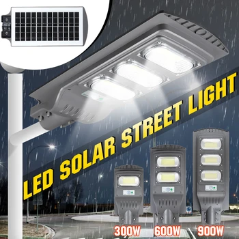 

300W 600W 900W LED Solar Lamp Outdoor Lighting Wall Light for Garden Yard Waterproof IP65 6V 2835SMD Radar Solar Street Light
