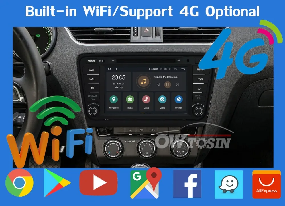 Flash Deal 7" PX6 4GB+64GB ROM Android 9.0 Car DVD Radio GPS For Skoda OCTAVIA 2014 2015 2016 2017 2018 2019 DSP CarPlay Stereo Multimedia 17 Flash Deal 7" PX6 4GB+64GB ROM Android 9.0 Car DVD Radio GPS For Skoda OCTAVIA 2014 2015 2016 2017 2018 2019 DSP CarPlay Stereo Multimedia 17