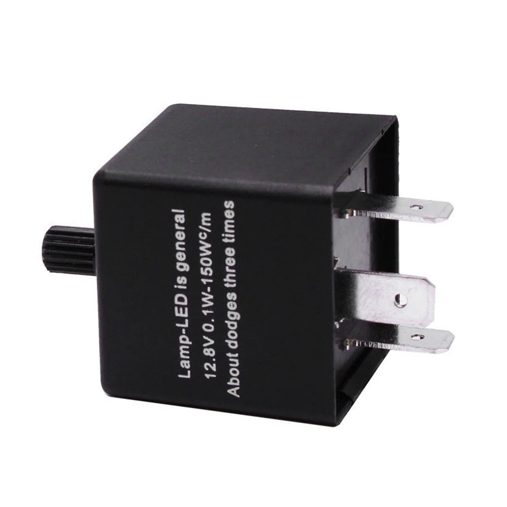 12V Универсальный поворотные сигнальные индикаторы Светодиодный проблесковый маячок реле Регулируемая частота замена велосипед универсальный авто мини мотоцикл