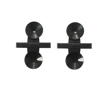 

2pcs Aquarium Fish Tank Divider Suction Cup Divider Black White Plastic Sheet Holder Aquarium Fish Tank Accessories