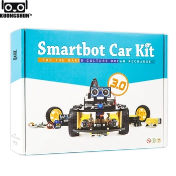 Project Smart Robot Car Kit for arduino uno with Ultrasonic Sensor, Bluetooth module,ect Educational Toy Car With CD smart car tracking robot 4 line sensor module infrared tracing black line identification agtech